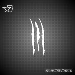 Claw Tear Sticker